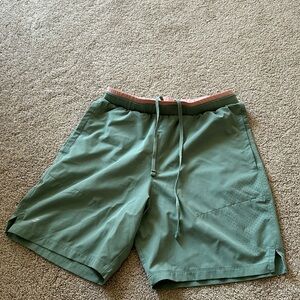 Fabletics Green Athletic Shorts